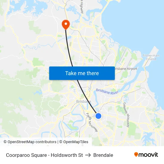 Coorparoo Square - Holdsworth St to Brendale map