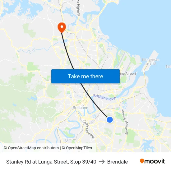 Stanley Rd at Lunga Street, Stop 39/40 to Brendale map