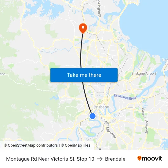 Montague Rd Near Victoria St, Stop 10 to Brendale map