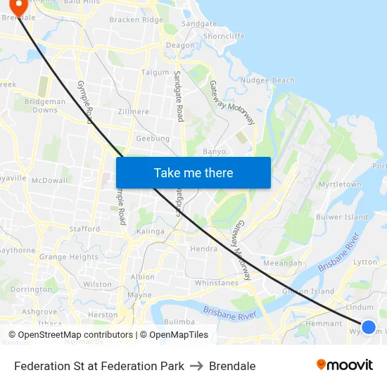 Federation St at Federation Park to Brendale map