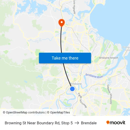 Browning St Near Boundary Rd, Stop 5 to Brendale map