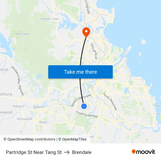 Partridge St Near Tang St to Brendale map