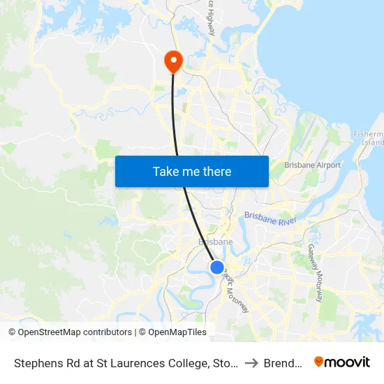 Stephens Rd at St Laurences College, Stop 7 to Brendale map