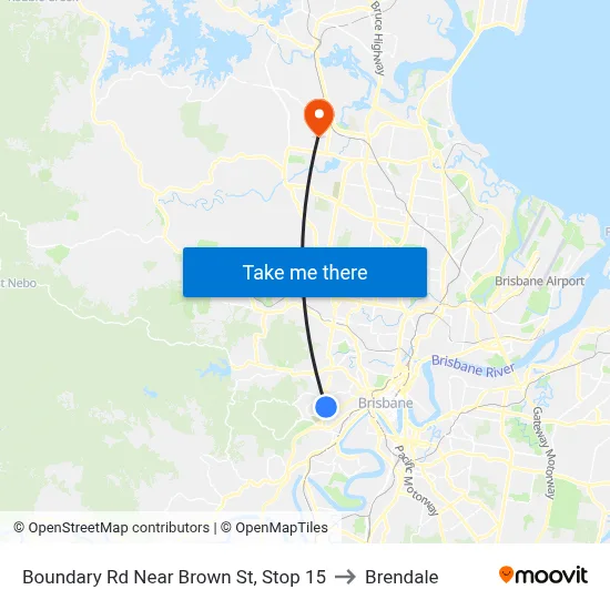 Boundary Rd Near Brown St, Stop 15 to Brendale map