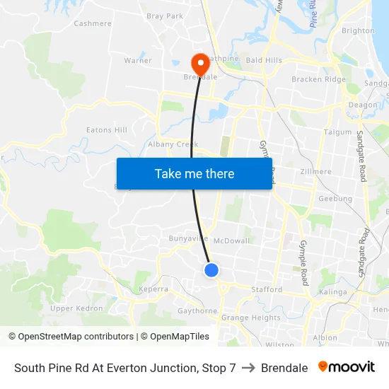 South Pine Rd At Everton Junction, Stop 7 to Brendale map