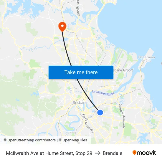 Mcilwraith Ave at Hume Street, Stop 29 to Brendale map