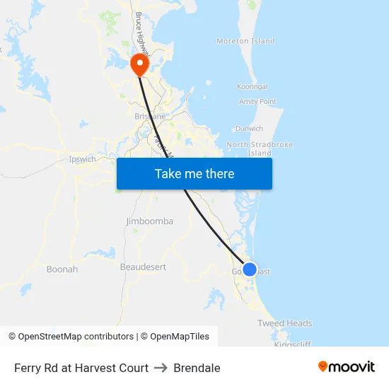 Ferry Rd at Harvest Court to Brendale map