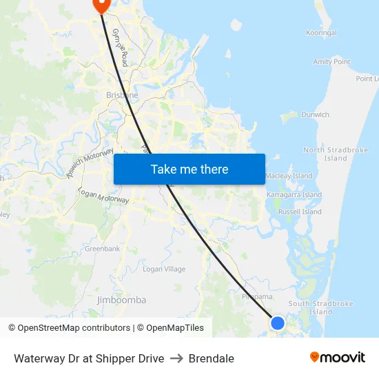 Waterway Dr at Shipper Drive to Brendale map