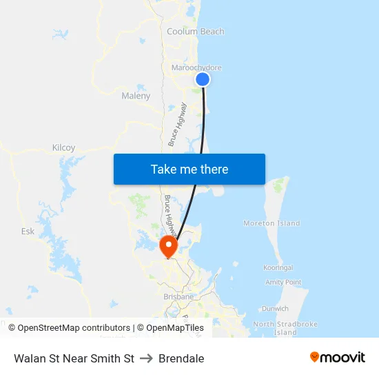 Walan St Near Smith St to Brendale map