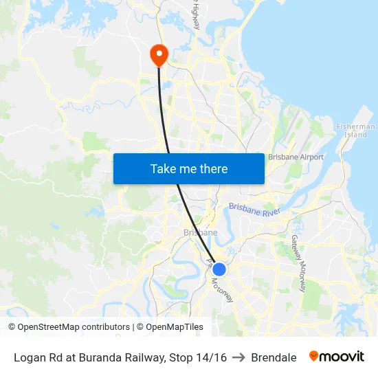 Logan Rd at Buranda Railway, Stop 14/16 to Brendale map
