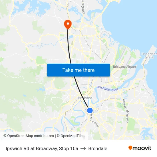 Ipswich Rd at Broadway, Stop 10a to Brendale map