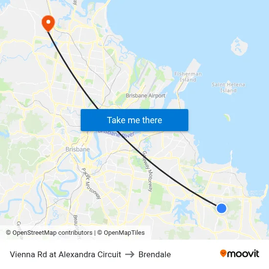 Vienna Rd at Alexandra Circuit to Brendale map