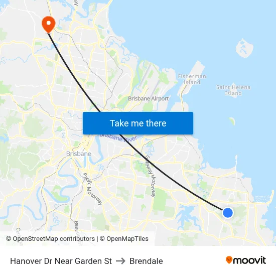 Hanover Dr Near Garden St to Brendale map