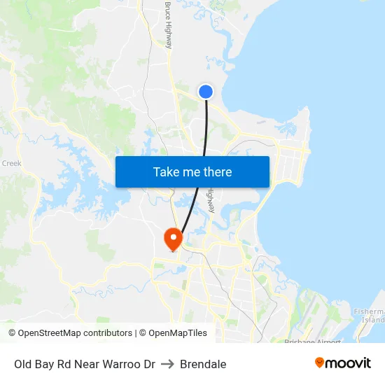Old Bay Rd Near Warroo Dr to Brendale map