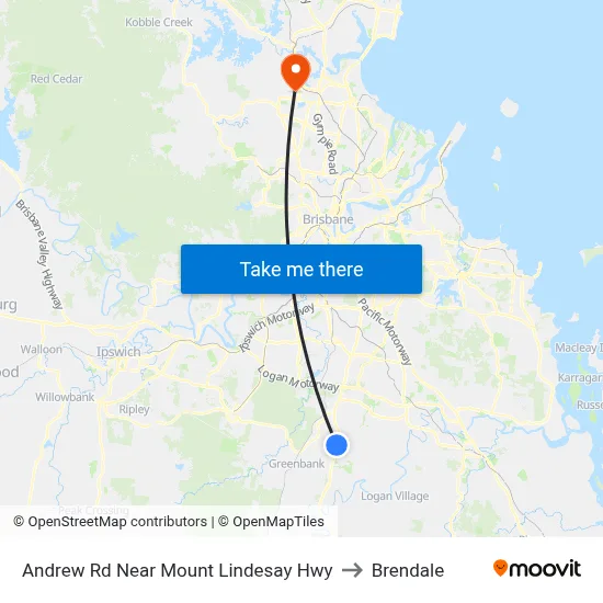 Andrew Rd Near Mount Lindesay Hwy to Brendale map