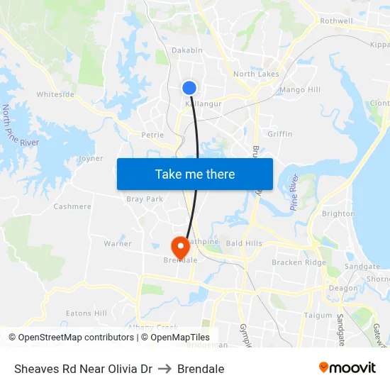 Sheaves Rd Near Olivia Dr to Brendale map