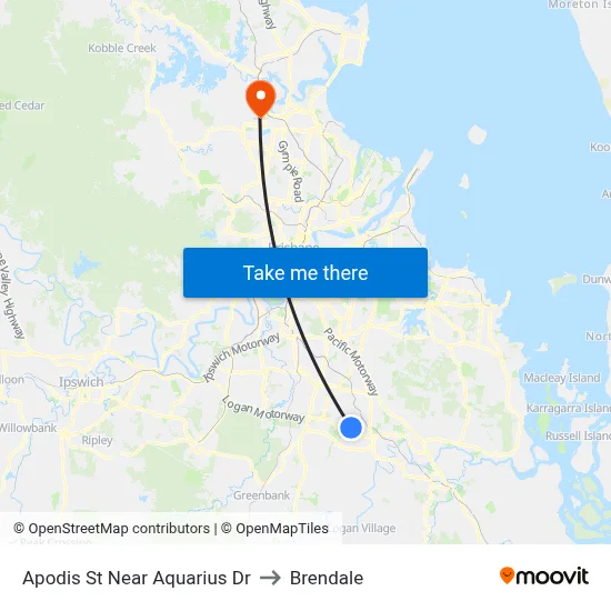 Apodis St Near Aquarius Dr to Brendale map
