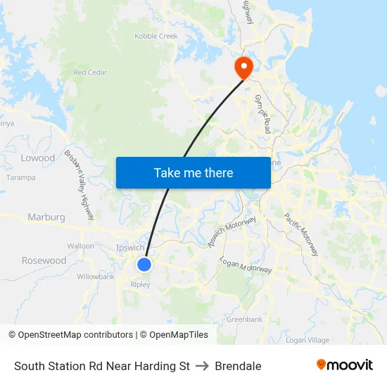 South Station Rd Near Harding St to Brendale map