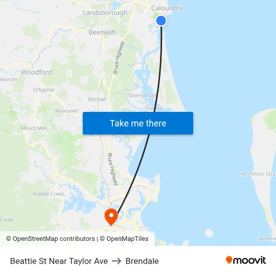 Beattie St Near Taylor Ave to Brendale map
