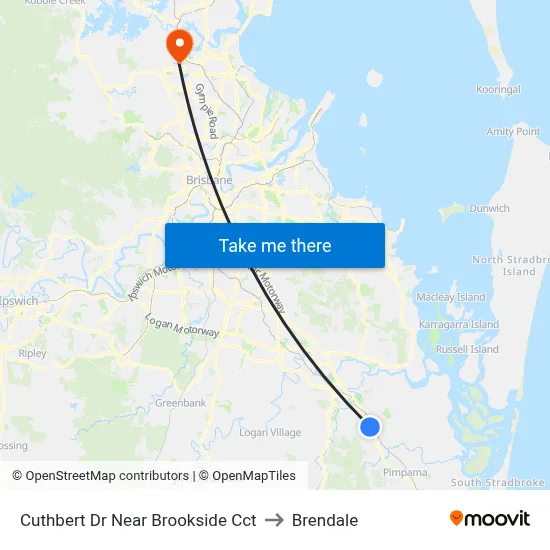 Cuthbert Dr Near Brookside Cct to Brendale map