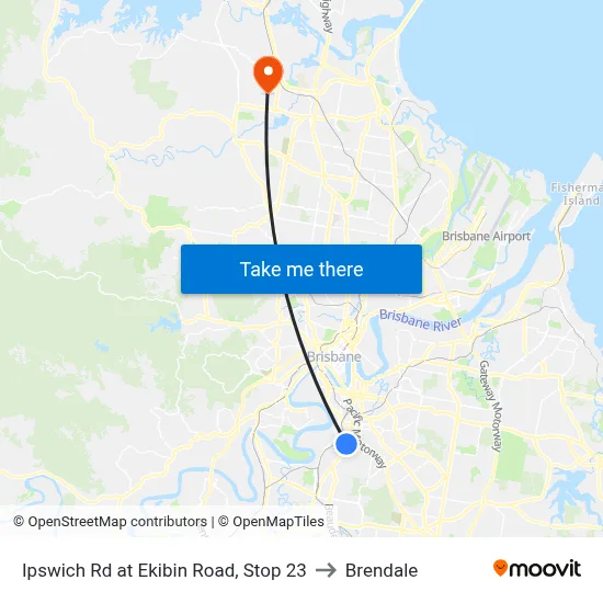 Ipswich Rd at Ekibin Road, Stop 23 to Brendale map