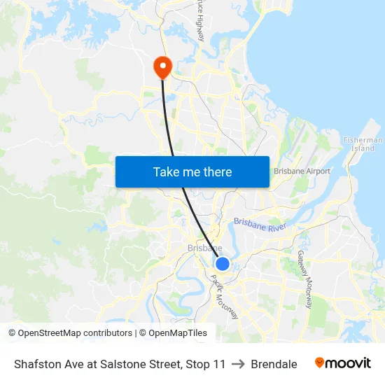 Shafston Ave at Salstone Street, Stop 11 to Brendale map