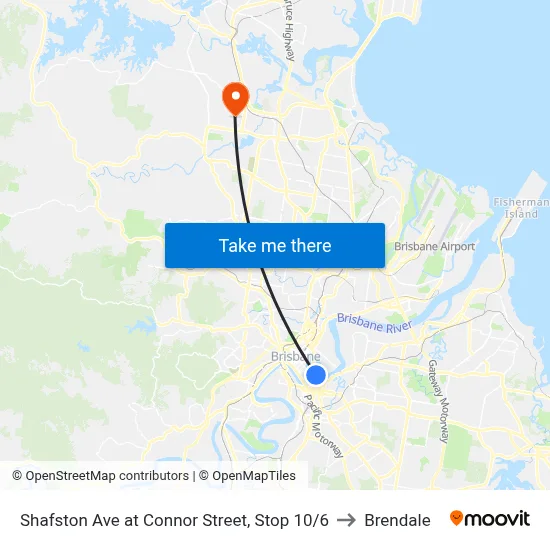 Shafston Ave at Connor Street, Stop 10/6 to Brendale map