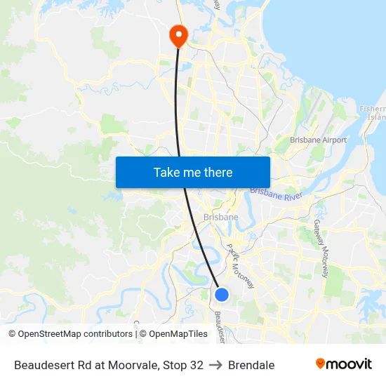 Beaudesert Rd at Moorvale, Stop 32 to Brendale map