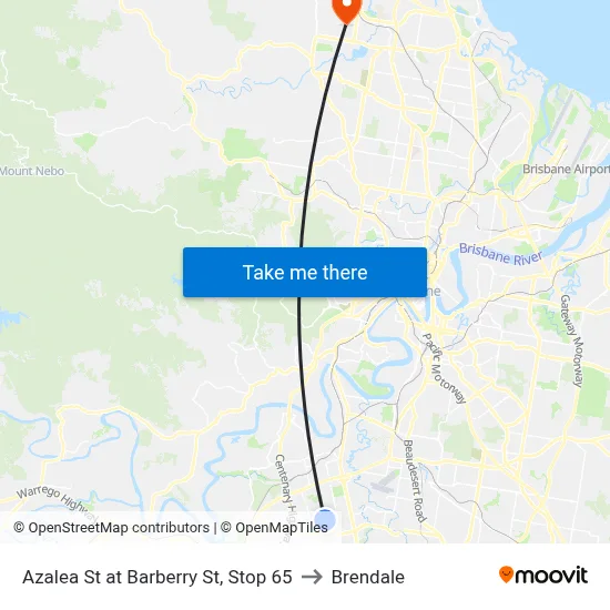 Azalea St at Barberry St, Stop 65 to Brendale map