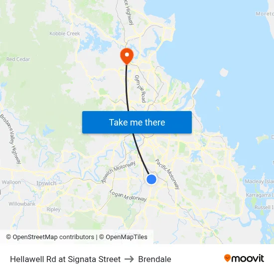 Hellawell Rd at Signata Street to Brendale map