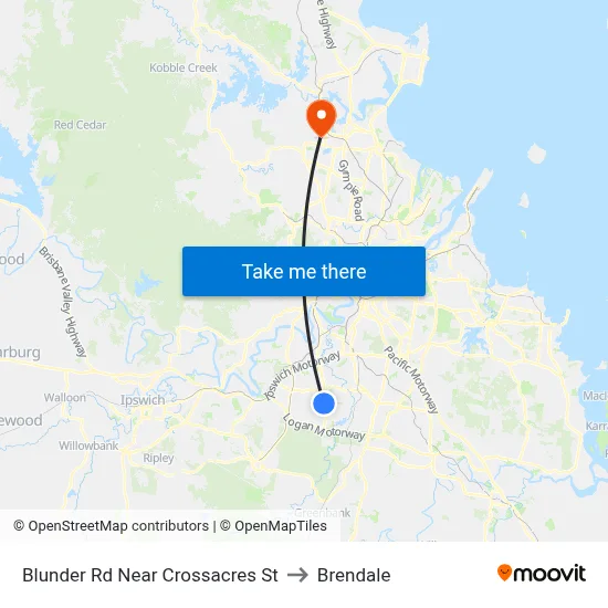 Blunder Rd Near Crossacres St to Brendale map