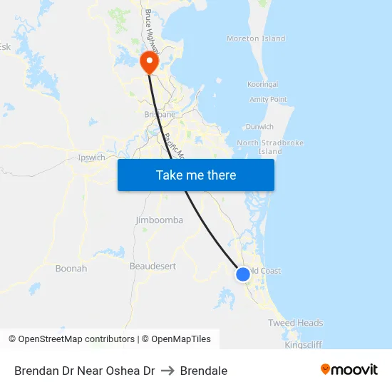 Brendan Dr Near Oshea Dr to Brendale map