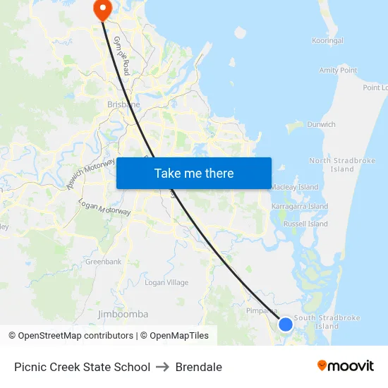 Picnic Creek State School to Brendale map