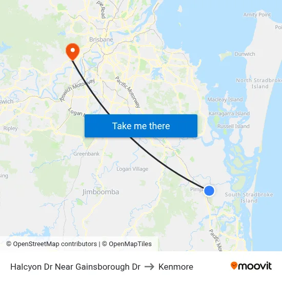 Halcyon Dr Near Gainsborough Dr to Kenmore map