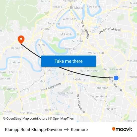 Klumpp Rd at Klumpp-Dawson to Kenmore map