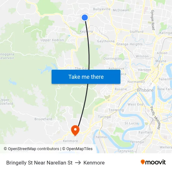 Bringelly St Near Narellan St to Kenmore map