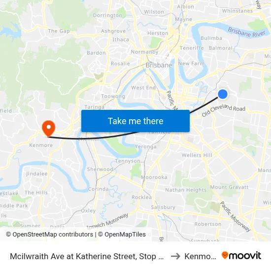 Mcilwraith Ave at Katherine Street, Stop 28 to Kenmore map