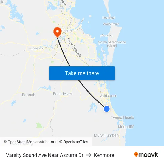 Varsity Sound Ave Near Azzurra Dr to Kenmore map