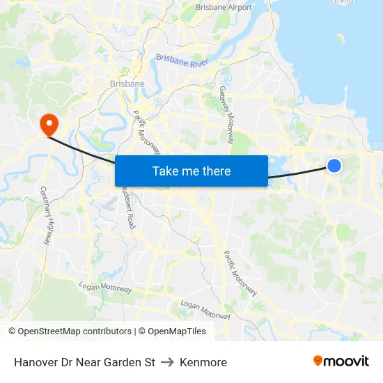 Hanover Dr Near Garden St to Kenmore map