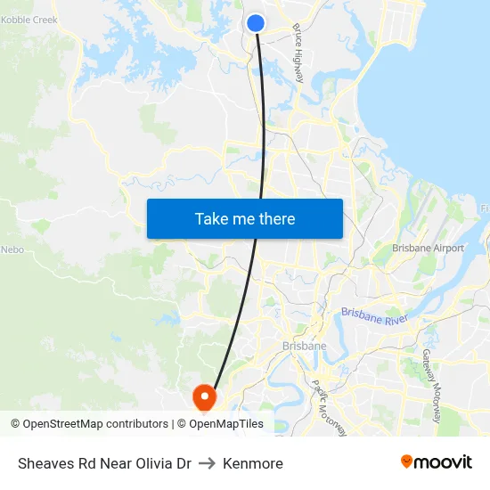 Sheaves Rd Near Olivia Dr to Kenmore map