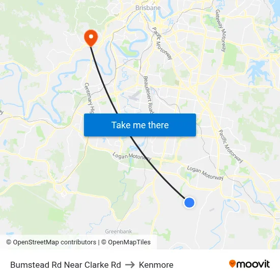 Bumstead Rd Near Clarke Rd to Kenmore map