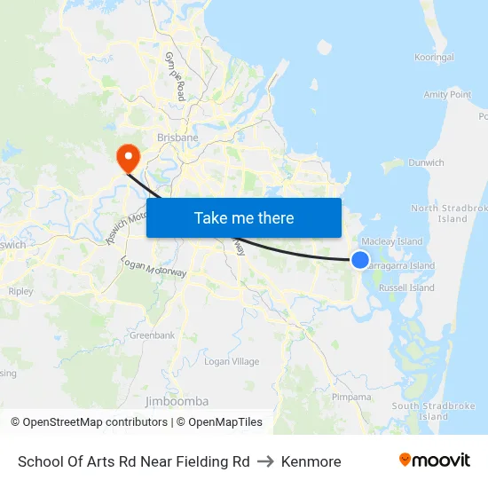 School Of Arts Rd Near Fielding Rd to Kenmore map