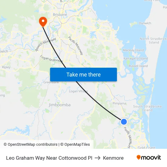 Leo Graham Way Near Cottonwood Pl to Kenmore map