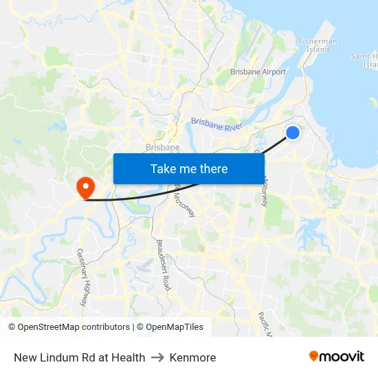 New Lindum Rd at Health to Kenmore map