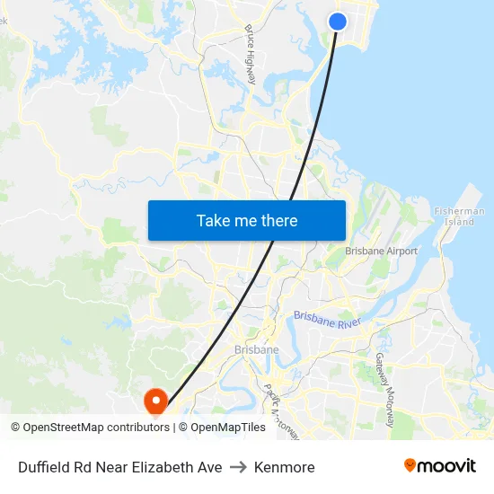 Duffield Rd Near Elizabeth Ave to Kenmore map