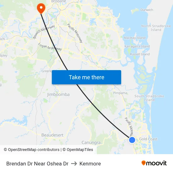 Brendan Dr Near Oshea Dr to Kenmore map