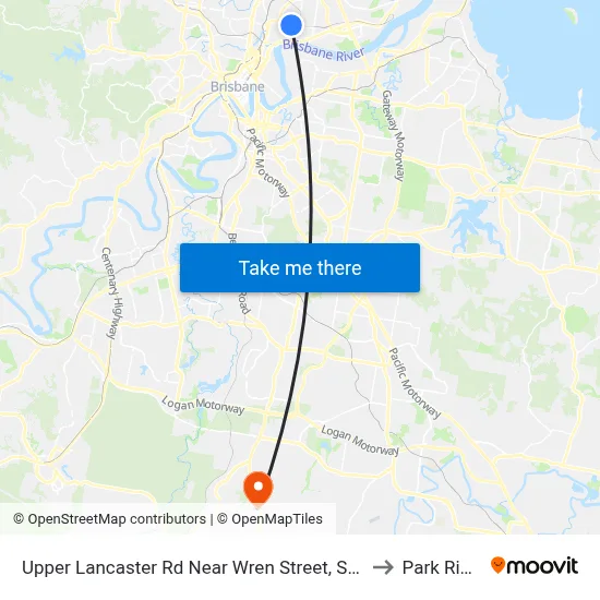 Upper Lancaster Rd Near Wren Street, Stop 25 to Park Ridge map