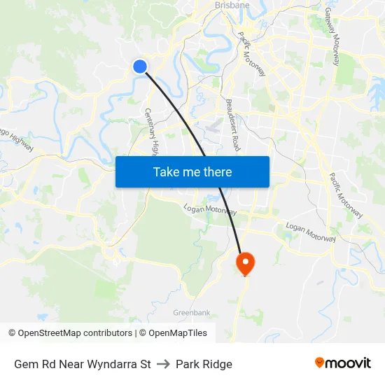 Gem Rd Near Wyndarra St to Park Ridge map