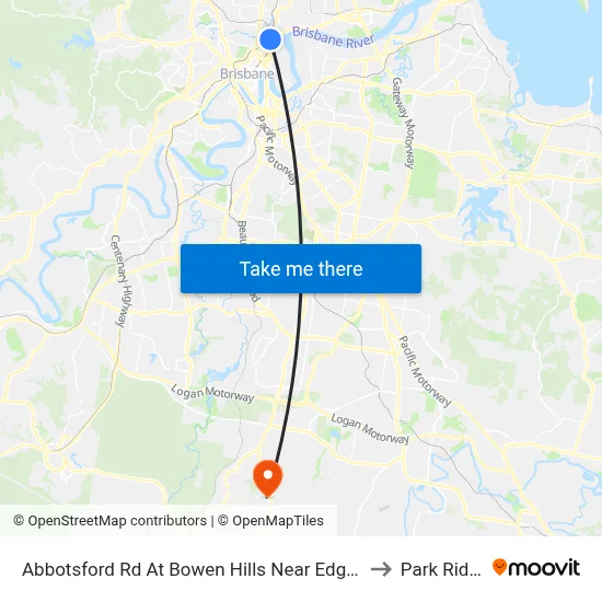 Abbotsford Rd At Bowen Hills Near Edgar St to Park Ridge map