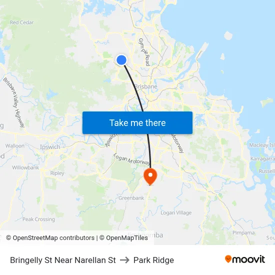 Bringelly St Near Narellan St to Park Ridge map